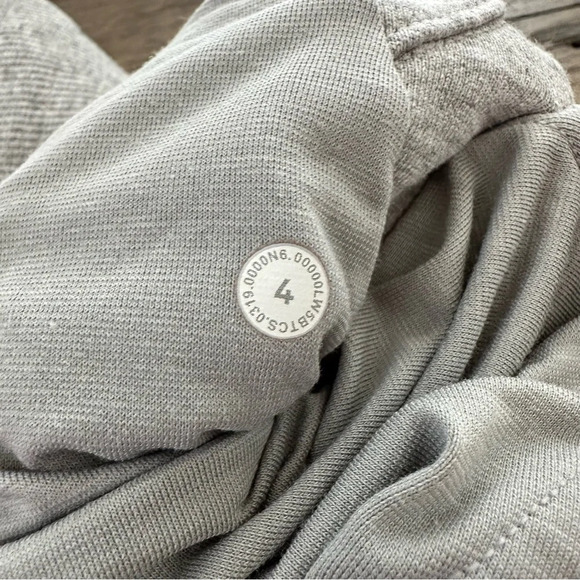 Lululemon size 4 Gray Warm Down Jogger Sweatpants Cotton Terry Mid Rise Joggers - Picture 5 of 8